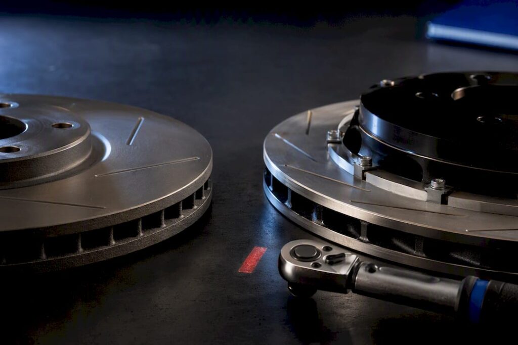 Cropped comparison of rotor construction details
